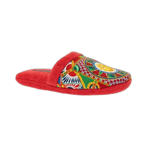 Dolce & Gabbana Carretto Printed Slippers