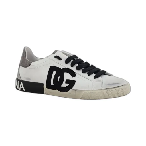 Dolce & Gabbana Portofino Lace-Up Sneakers