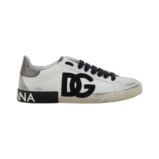 Dolce & Gabbana Portofino Lace-Up Sneakers
