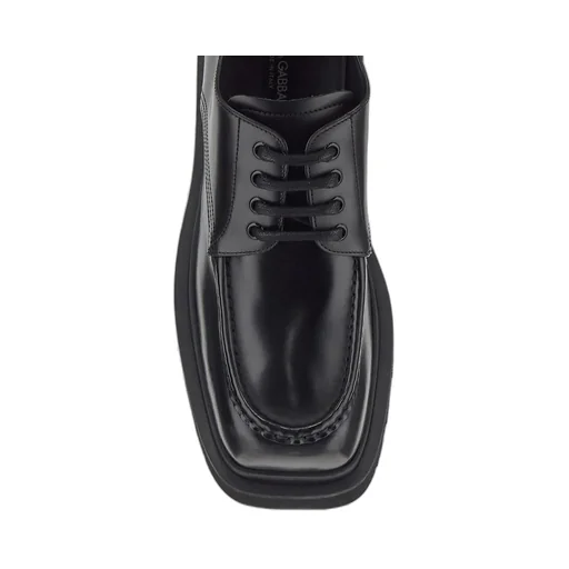 Dolce & Gabbana Square Toe Lace-Up Shoes