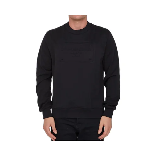 Dolce & Gabbana Dg Logo Embossed Technical Jersey Sweatshirt