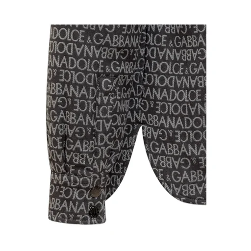 Dolce & Gabbana Logo Jacquard Padded Shirt