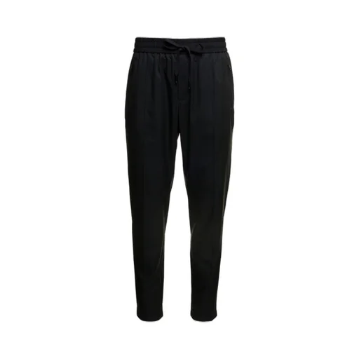 Dolce & Gabbana Logo-Plaque Drawstring Track Pants