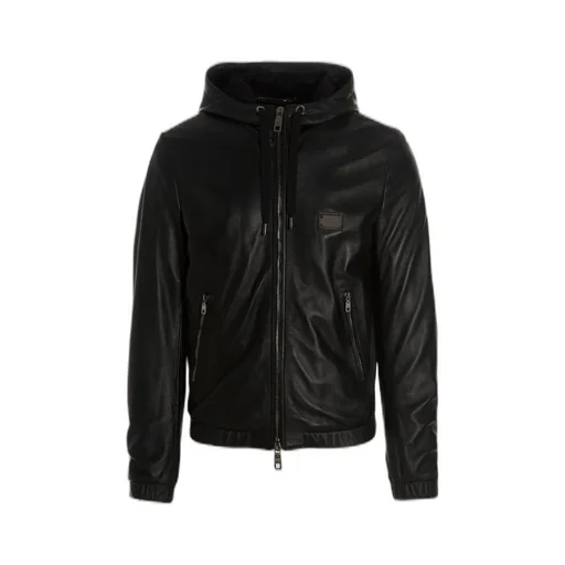 Dolce & Gabbana Dg Essentials Zipped Hooded Jacket