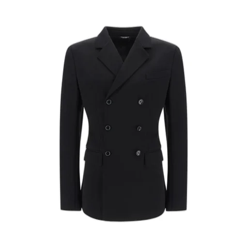 Dolce & Gabbana Double-Breasted Jersey Jacket