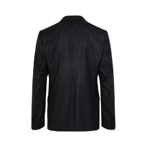 Dolce & Gabbana Single-Breasted Glen Plaid Martini-Fit Jacket