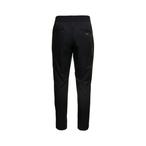 Dolce & Gabbana Logo-Plaque Drawstring Track Pants