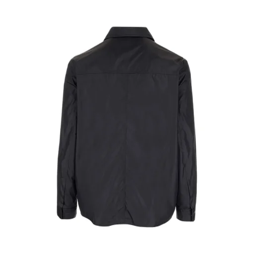 Dolce & Gabbana Logo-Patch Button-Concealed Shirt