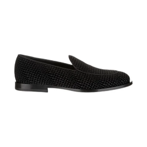 Dolce & Gabbana All-Over Logo-Printed Loafers