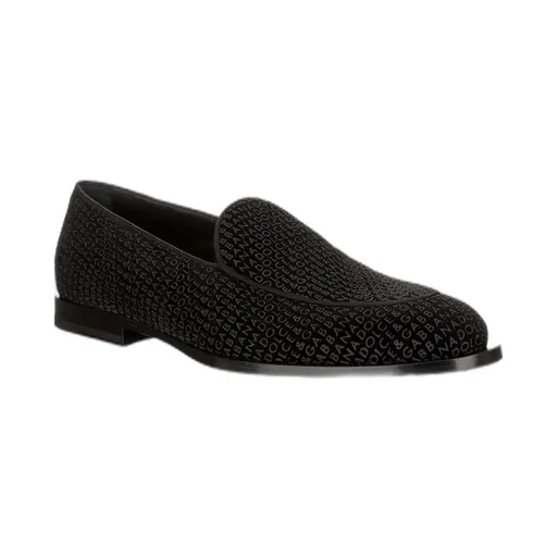 Dolce & Gabbana All-Over Logo-Printed Loafers