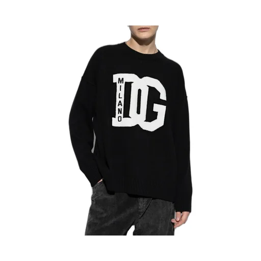 Dolce & Gabbana Dg Logo Embroidered Crewneck Jumper