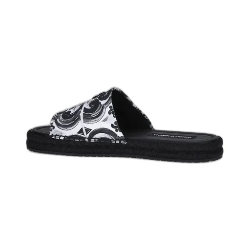 Dolce & Gabbana Majolica-Printed Espadrille Sandals