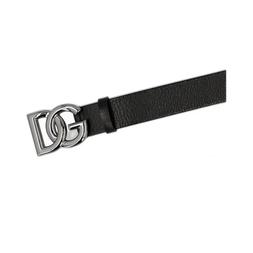 Dolce & Gabbana Dg Plaque Buckle Belt