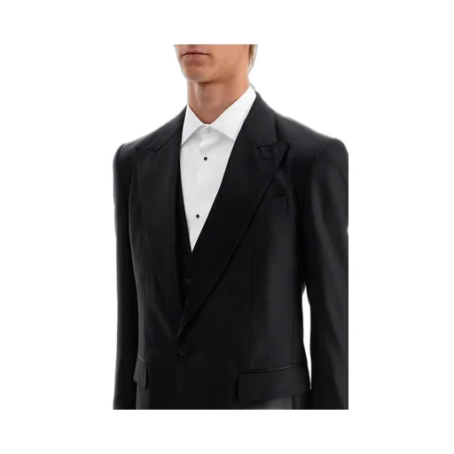 Dolce & Gabbana Single-Breasted Pleated Tailored Suit