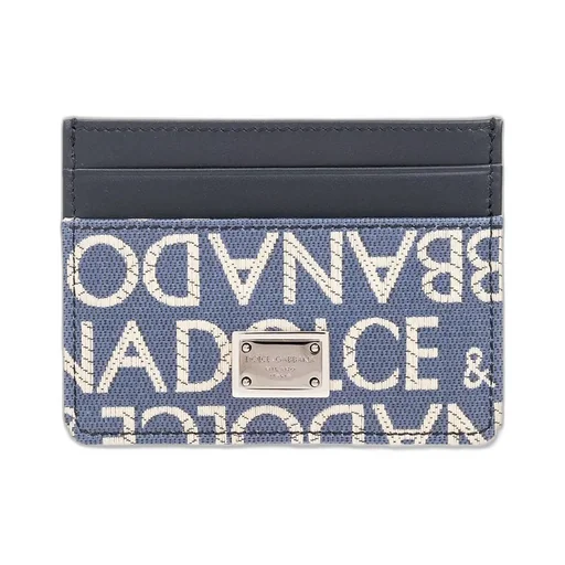 Dolce & Gabbana Logo Jacquard Card Holder