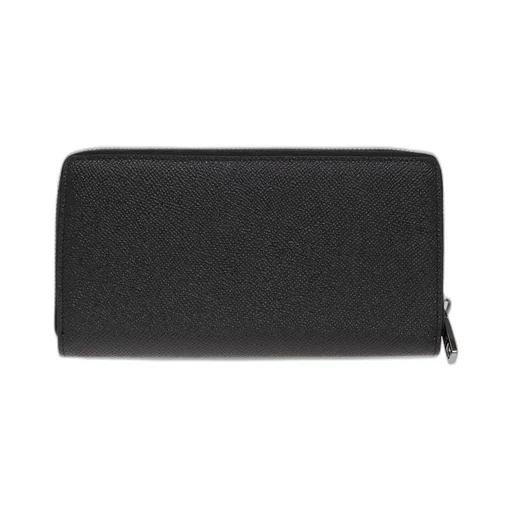 Dolce & Gabbana Logo-Plaque Zipped Wallet