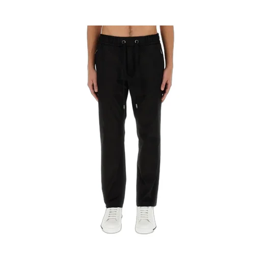 Dolce & Gabbana Logo Patch Jogging Pants