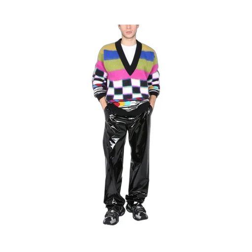 Dolce & Gabbana Intarsia V-Neck Jumper