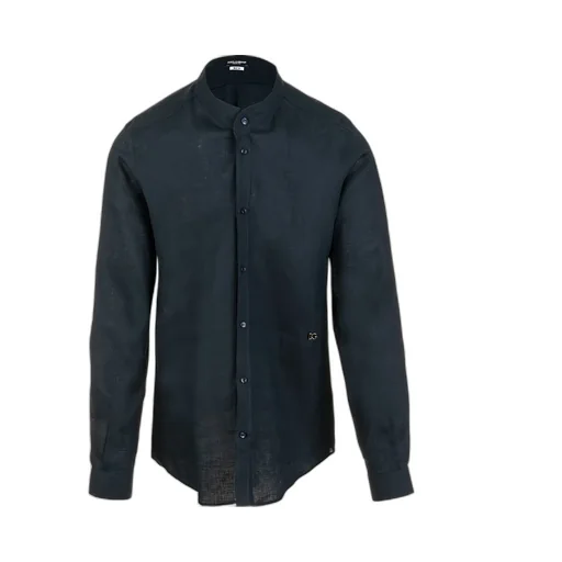 Dolce & Gabbana Logo-Plaque Long-Sleeved Buttoned Shirt