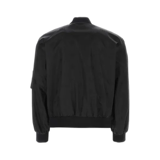 Dolce & Gabbana Zip-Up Logo Detailed Bomber Jacket