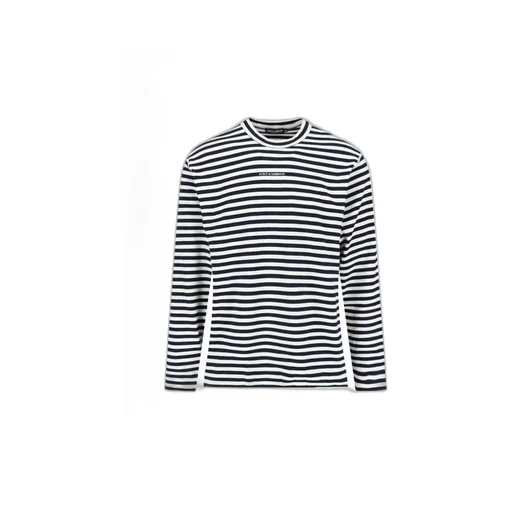 Dolce & Gabbana Striped Crewneck T-Shirt