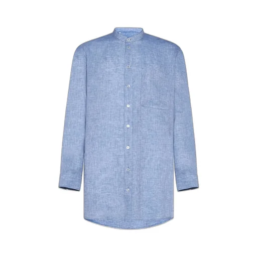 Dolce & Gabbana Mandarin Collar Oversize Shirt