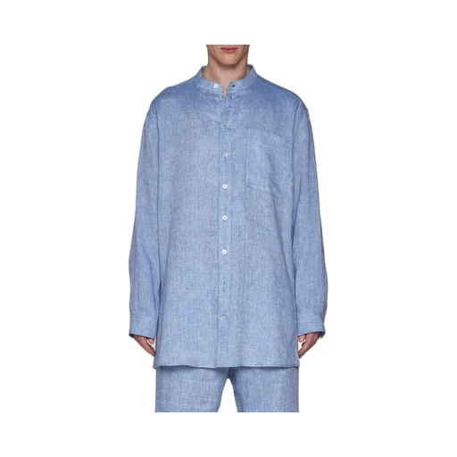 Dolce & Gabbana Mandarin Collar Oversize Shirt