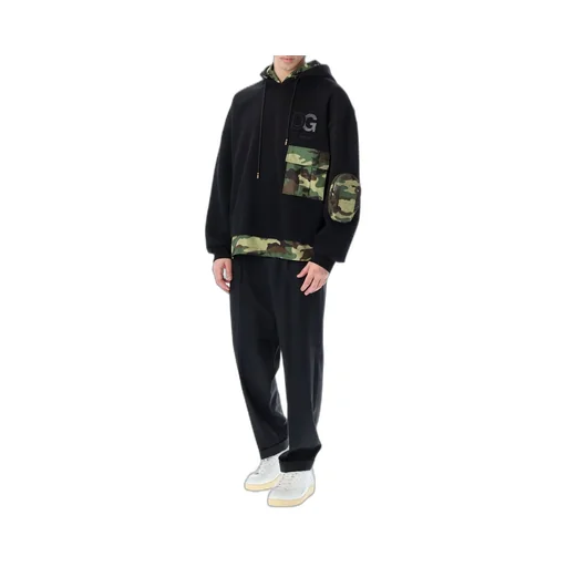 Dolce & Gabbana Camoufalge Detailed Hoodie