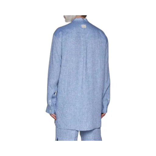 Dolce & Gabbana Mandarin Collar Oversize Shirt