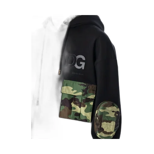 Dolce & Gabbana Camoufalge Detailed Hoodie