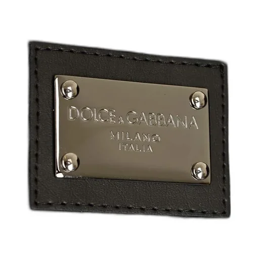 Dolce & Gabbana Logo-Patch Button-Concealed Shirt