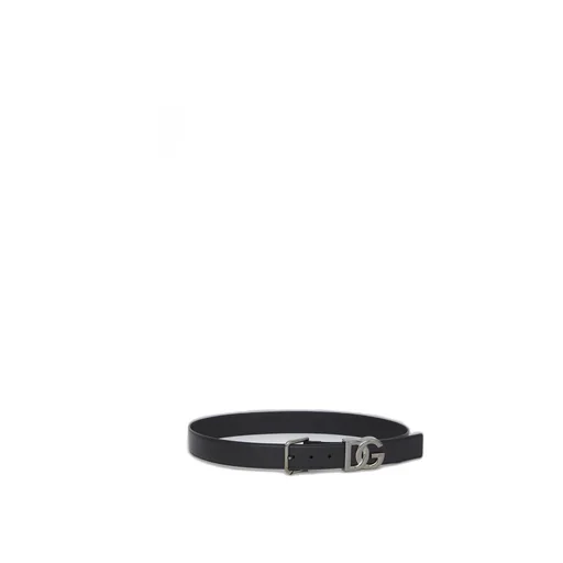 Dolce & Gabbana Logo Plaque Square Buckle Belt