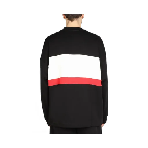 Diesel Logo Flocked Crewneck Sweatshirt