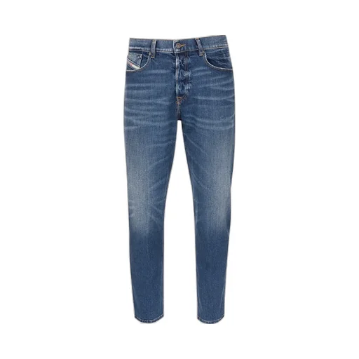 Diesel Logo Patch 2005 D-Fining Tapered Leg Jeans