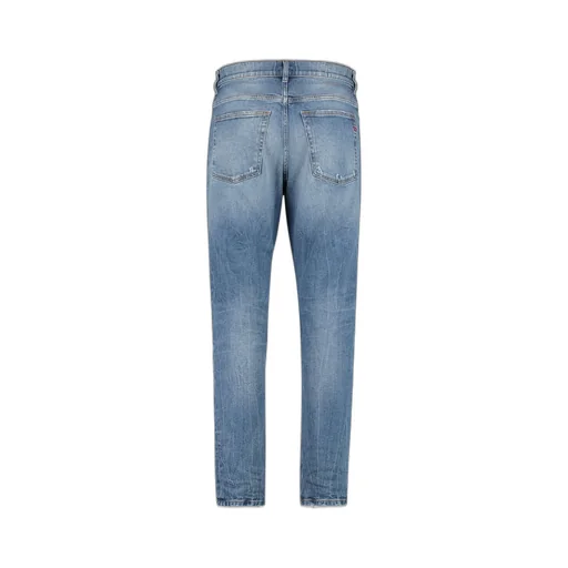 Diesel Logo Patch Straight Leg Jeans
