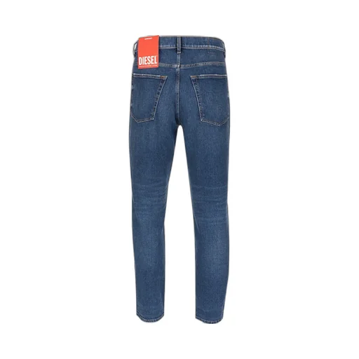 Diesel Logo Patch 2005 D-Fining Tapered Leg Jeans