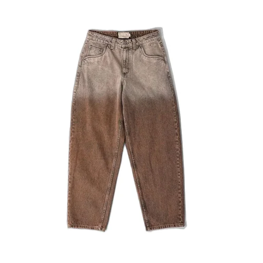Dime Logo-Embroidered Gradient Jeans