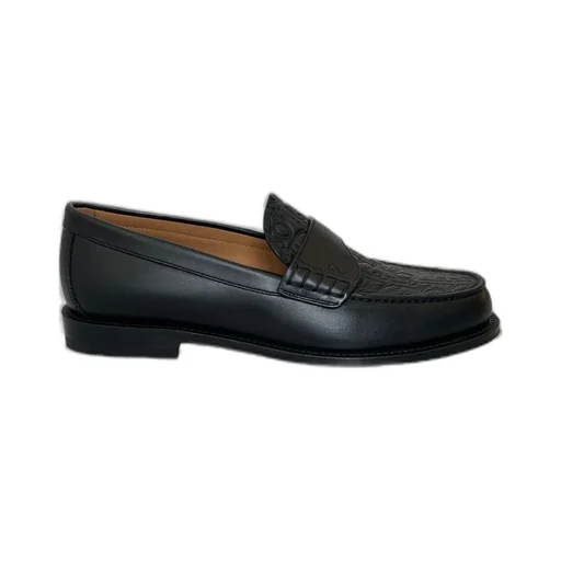 Dior Homme Logo Embossed Loafers