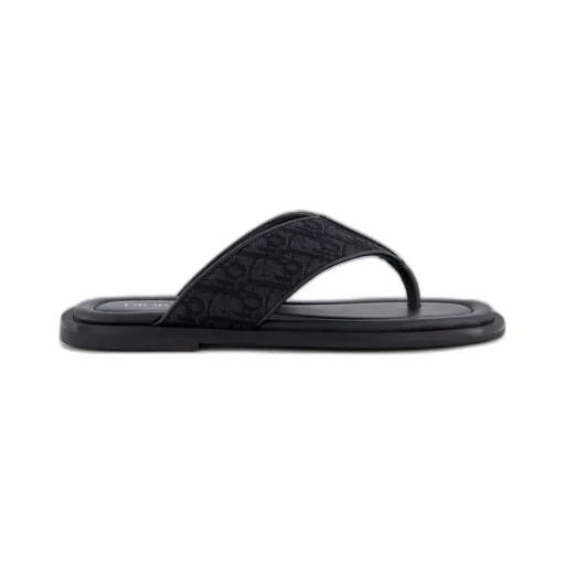 Dior Homme Logo Jacquard Slip-On Sandals