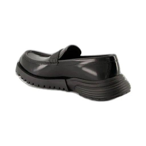 Dior Homme Logo Debossed Slip-On Loafers