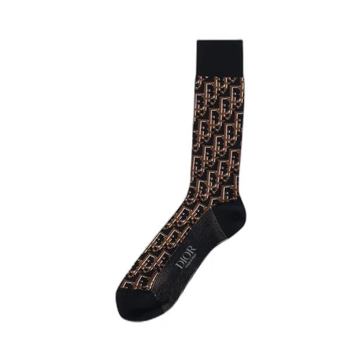 Dior Homme Oblique Intarsia Socks