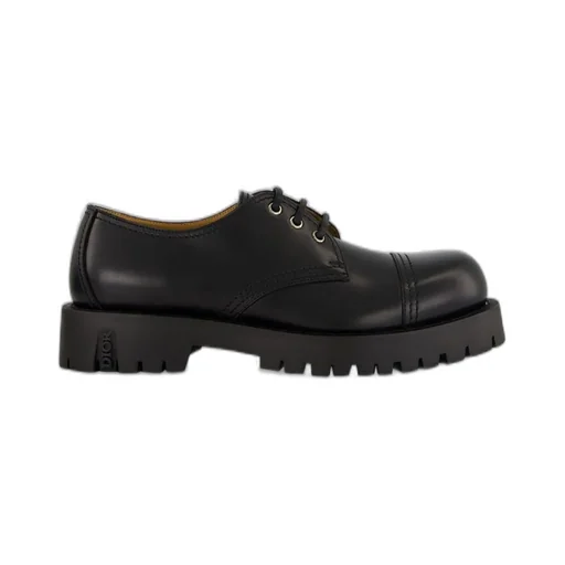 Dior Homme Round-Toe Lace-Up Shoes