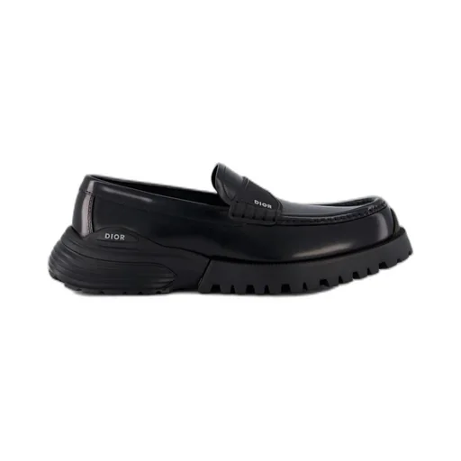 Dior Homme Logo Detailed Slip-On Loafers