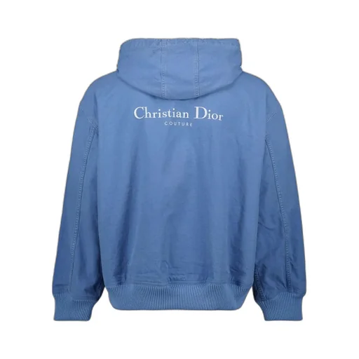 Dior Logo Homme Embroidered Zip-Up Jacket