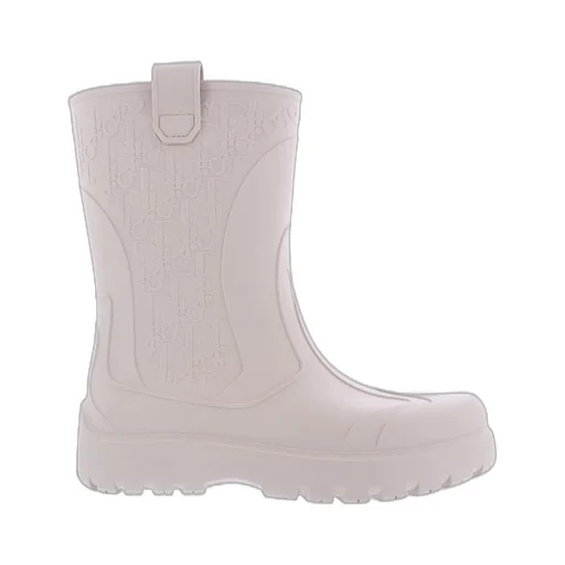 Dior Homme Logo Debossed Rain Boots