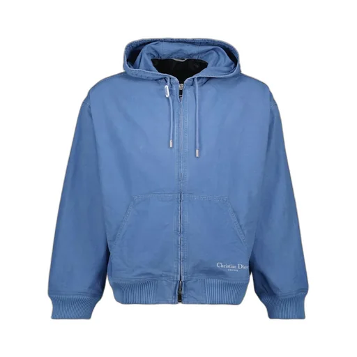 Dior Logo Homme Embroidered Zip-Up Jacket
