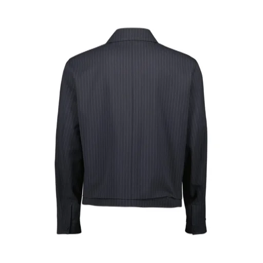 Dior Homme Striped Button-Up Jacket