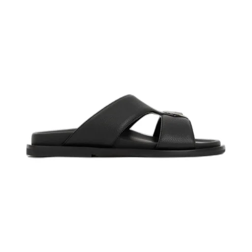 Dior Homme Logo Plaque Slip-On Sandals