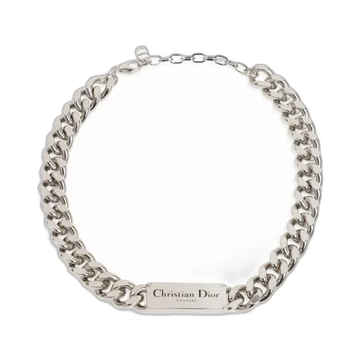 Dior Homme Logo Engraved Chain Link Bracelet