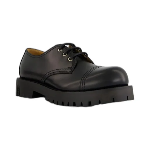 Dior Homme Round-Toe Lace-Up Shoes